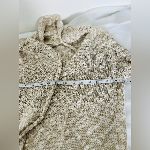 Roxy knitted bohemian beach long popcorn style cardigan sweater size XL - Picture 9 of 10